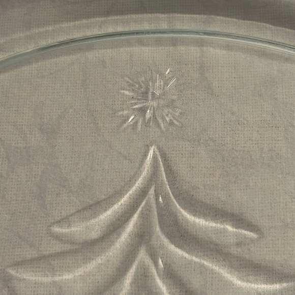 ๐
๐ป SALE! VINTAGE INDIANA GLASS CHRISTMAS TREE PLATTER 13โ RETAIL $55 - Picture 4 of 7